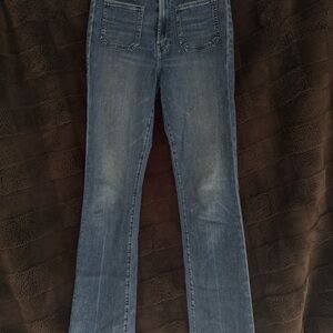 MOTHER Flare Jeans in Classic Blue